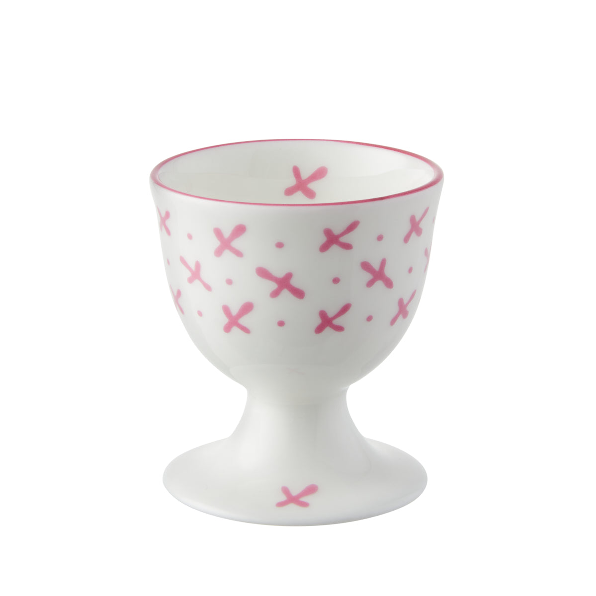 Egg Cup - Pink Sprig