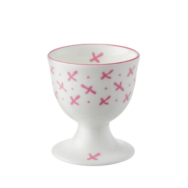 【希少ピンク】LisaLarson・Egg cup にわとりのエッグカップ（大）［かしわ窯］