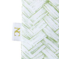 Tissue Box Cover - Basketweave Green