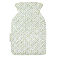 Hot Water Bottle Cover -  Basketweave Green