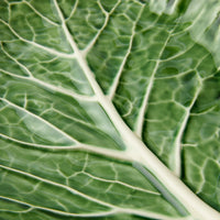 Cabbage Leaf Dish - Green 28cm