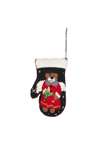Mitten Dog Angel Ornament
