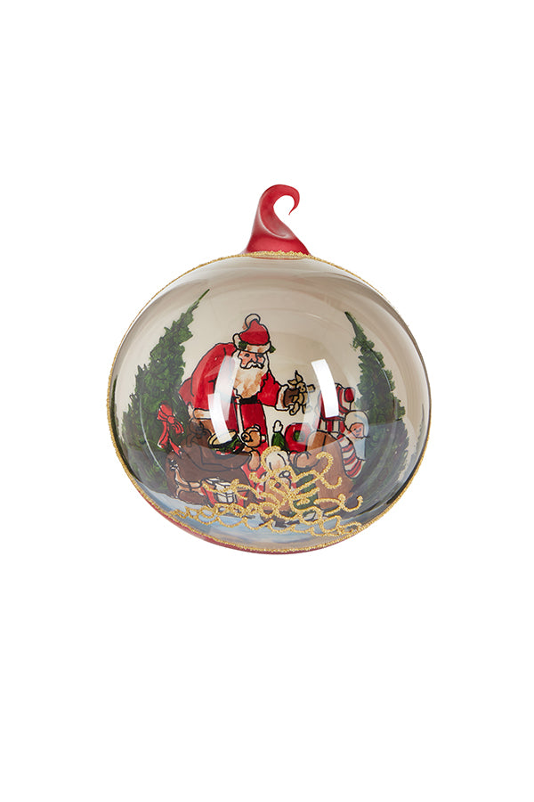 Bauble - Father Christmas 10cm