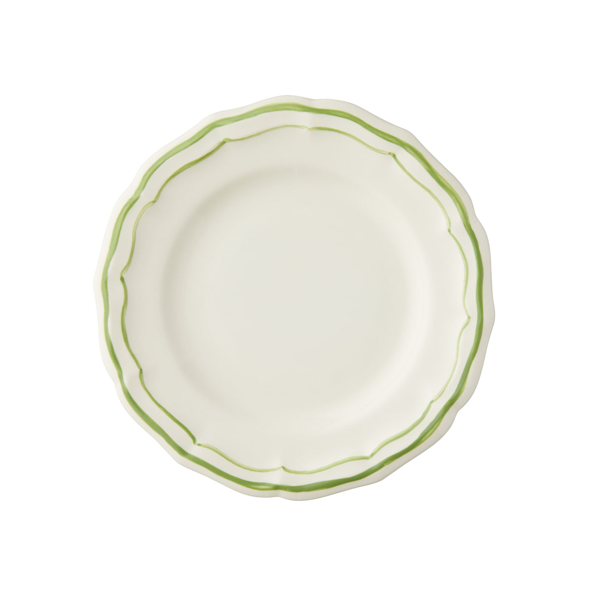 Canape Plate - Green Nets 16.5cm