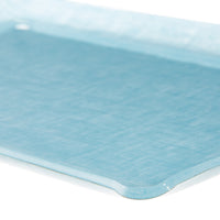 Nina Campbell Fabric Tray Medium Aquamarine close up