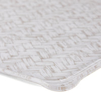 Fabric Tray Large 46X36 - Beige Basketweave