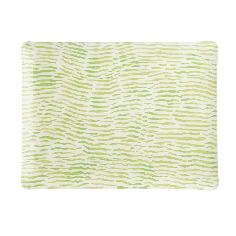 Fabric Tray Medium 37X28 - Arles - Green