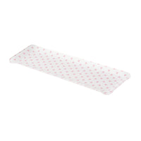 Nina Campbell Fabric Tray Oblong Heart Pink against a white background