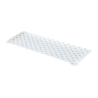 Nina Campbell Fabric Tray Oblong Heart Blue against a white background