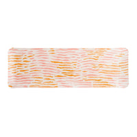 Fabric Tray Oblong 37X13 Arles - Pink/Orange