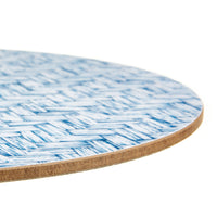 Basketweave Tablemat - Blue