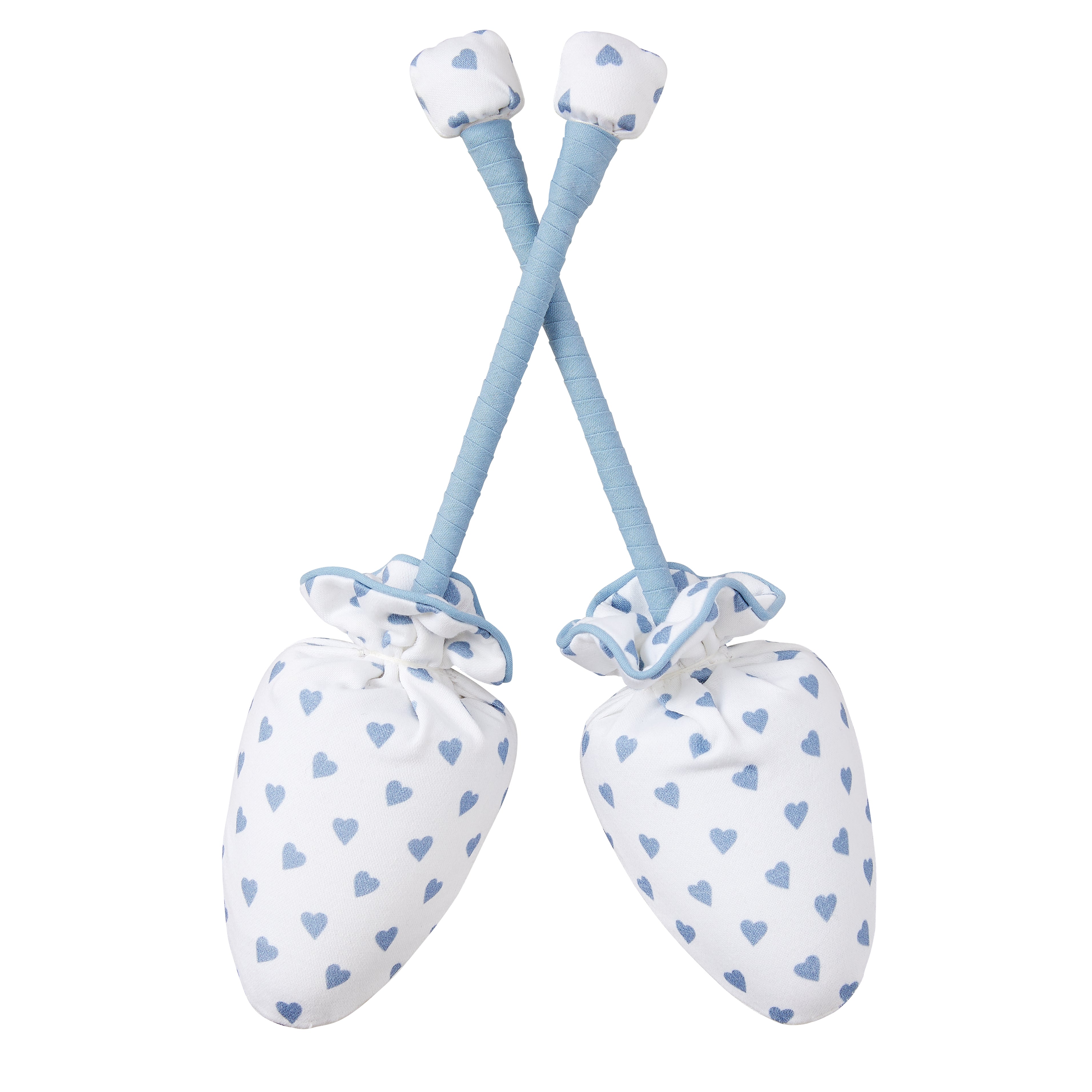 Pair of Shoe Trees - Heart Blue