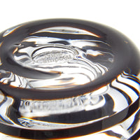 Swirl Table Jug - Large Amber