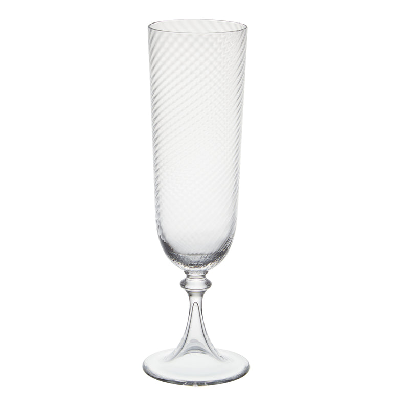 Murano Champagne Flute - Clear