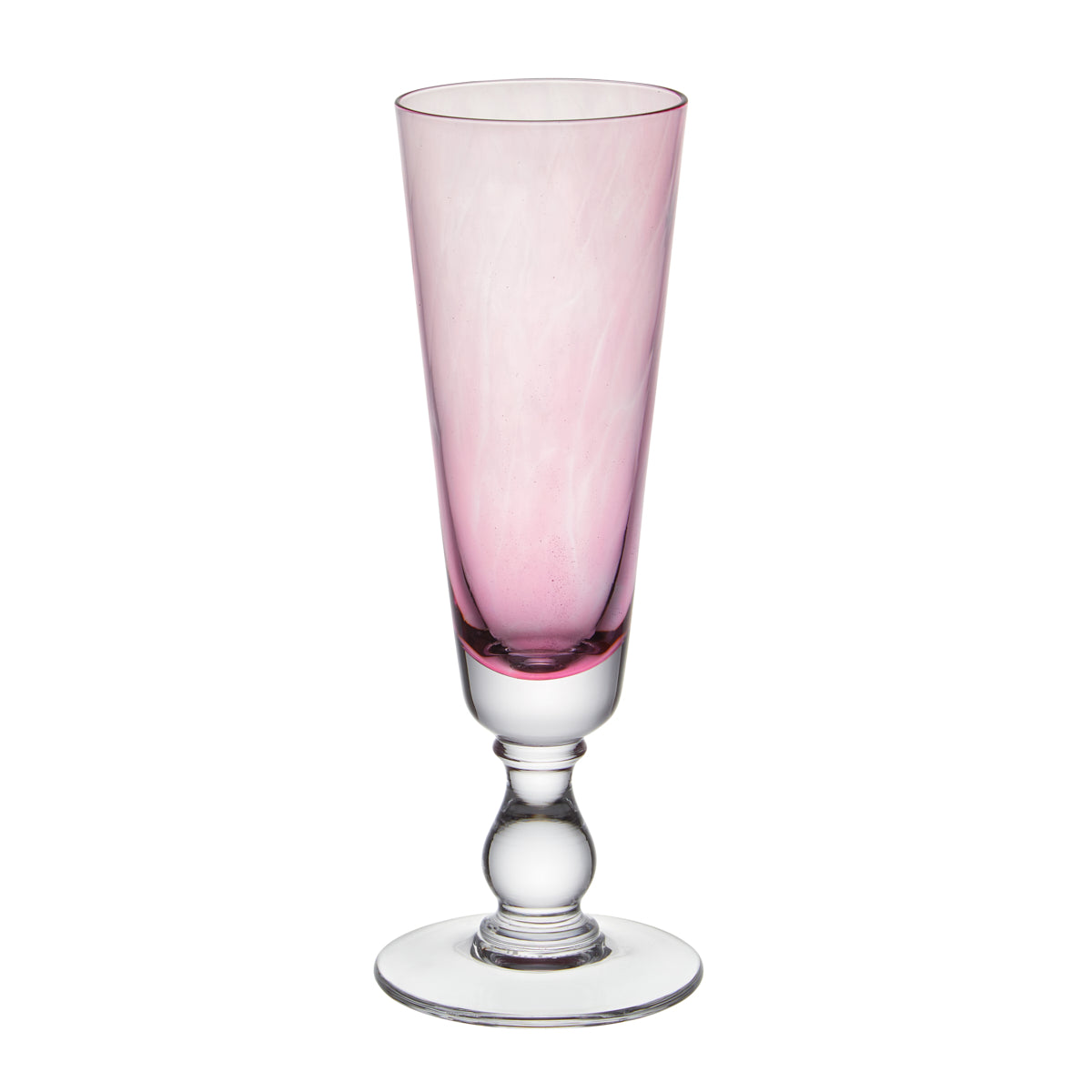 Jewel Champagne Flute - Pink Sapphire