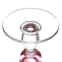 Jewel Champagne Flute - Pink Sapphire