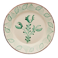 Dinner Plate Green 3 Flowers