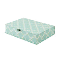 Nina Campbell A4 Boxfile Bud Trellis - Aqua