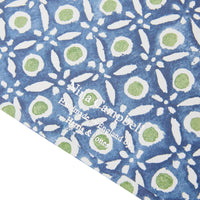 A4 Clipboard Batik Dots - Blue/Green