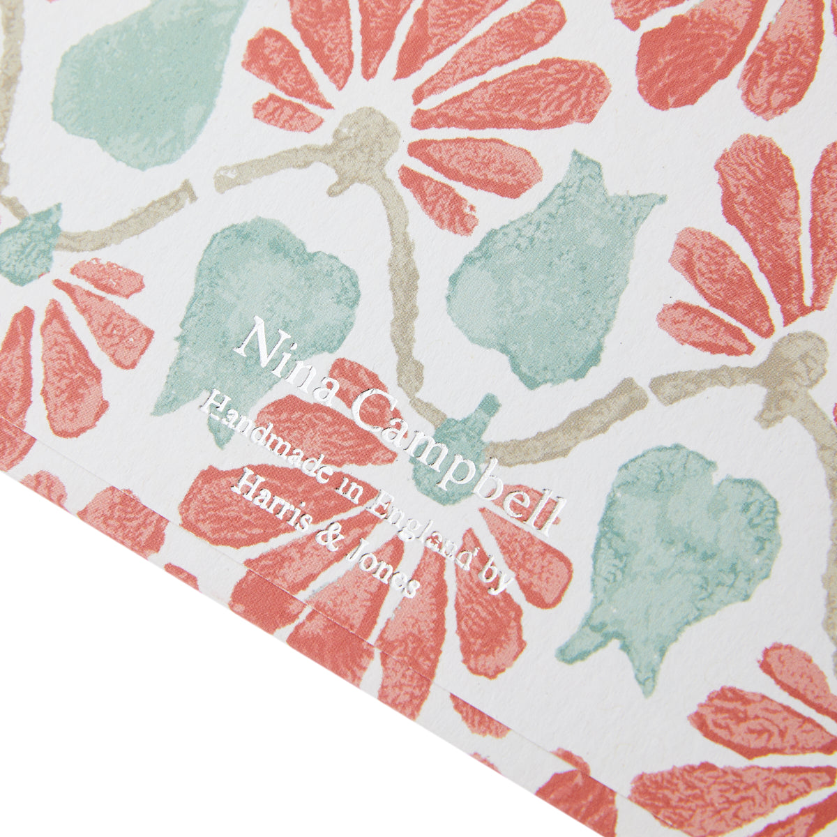 A4 Clipboard Ginko Tulips Coral/Aqua