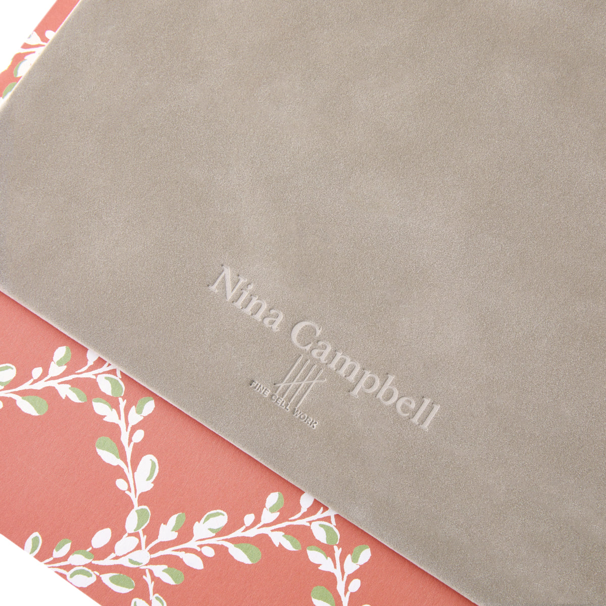 Letter Tray Bud Trellis Coral