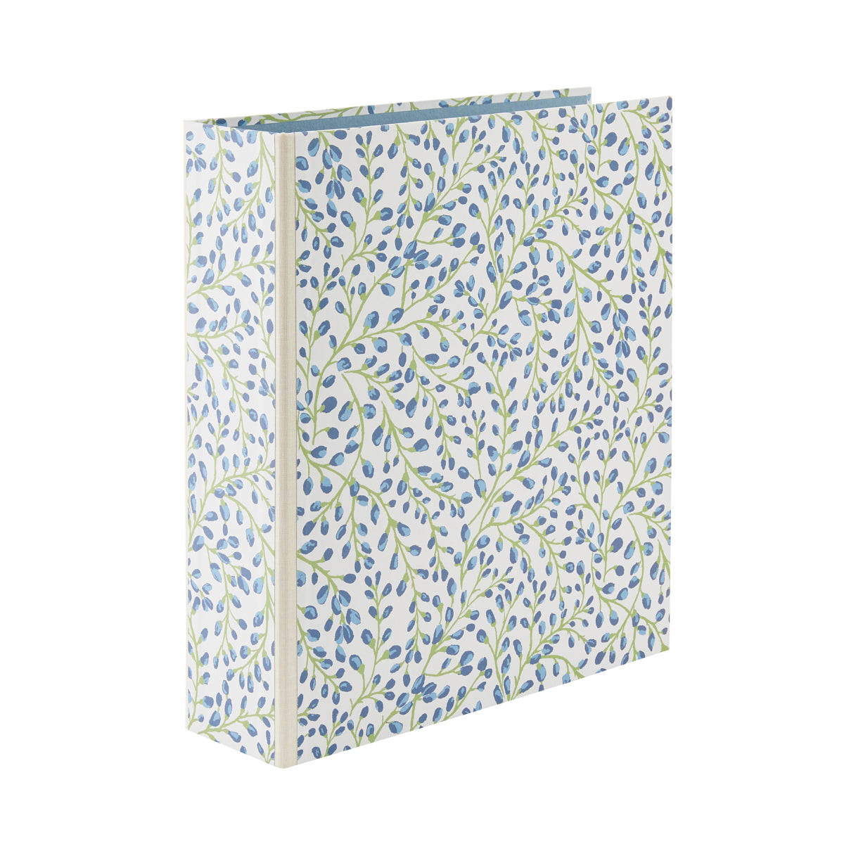 Nina Campbell Lever Arch Folder All Over Buds - Blue