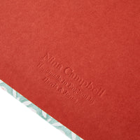 Nina Campbell Lever Arch Folder Batik Dots - Coral/Aqua
