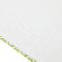 Nina Campbell Lever Arch Folder Batik Dots - Green/Aqua