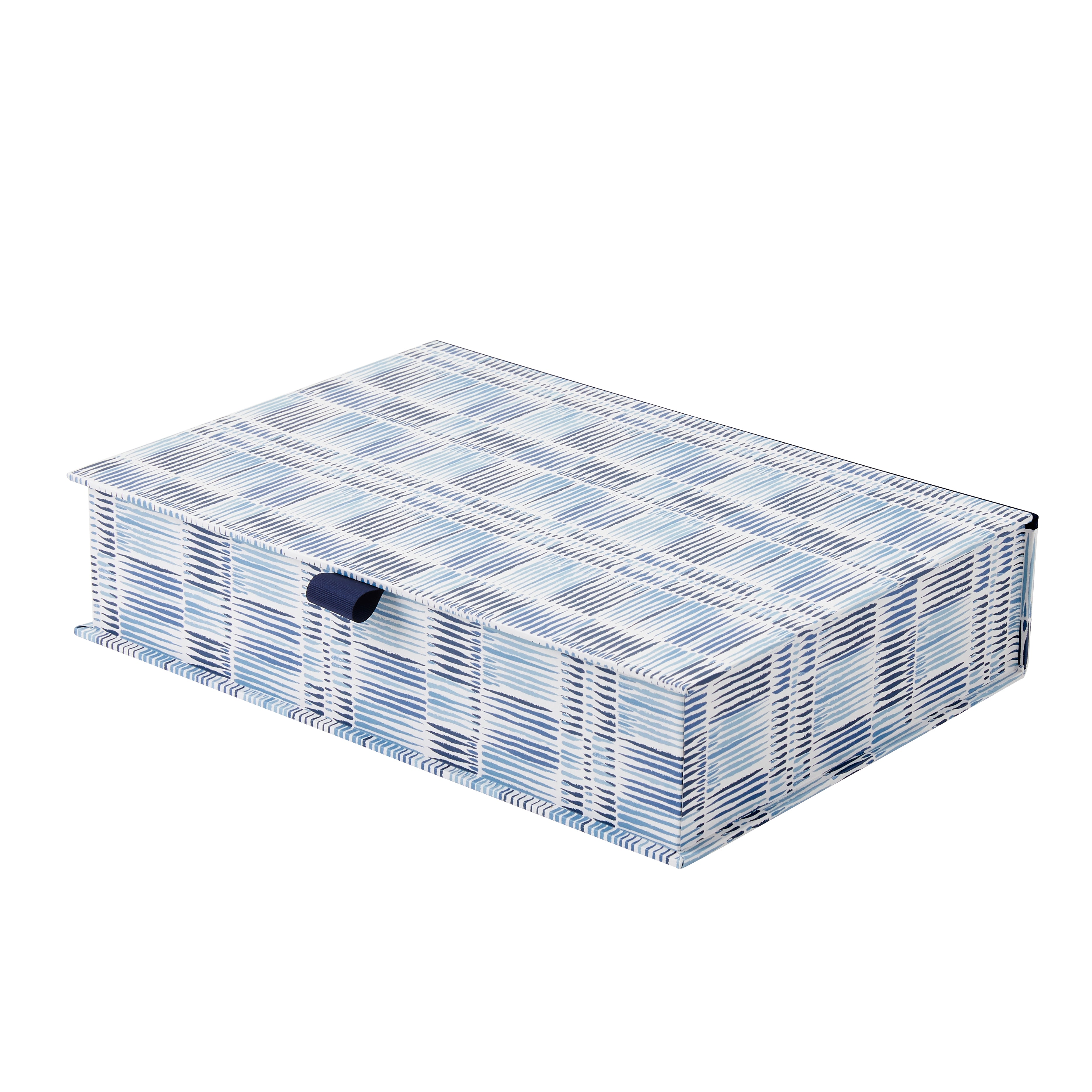 A4 Boxfile Old Fort - Blue