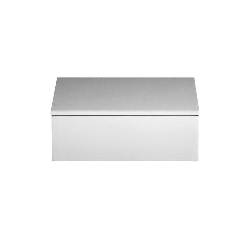 Lux Lacquer Box with Lid - Light Grey