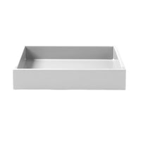 Nina Campbell Lux Tray Small Light Grey against a white background