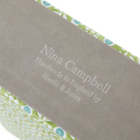 Nina Campbell Magazine File Batik Dots - Green/Aqua