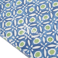 Storage Box Medium Batik Dots Blue/Green