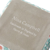 Nina Campbell Post It Pad Memo 8cm Batik Dots - Coral/Aqua