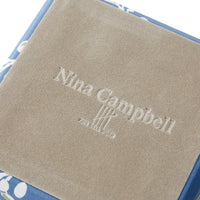 Nina Campbell Post It Pad Memo 8cm Bud Trellis - Blue