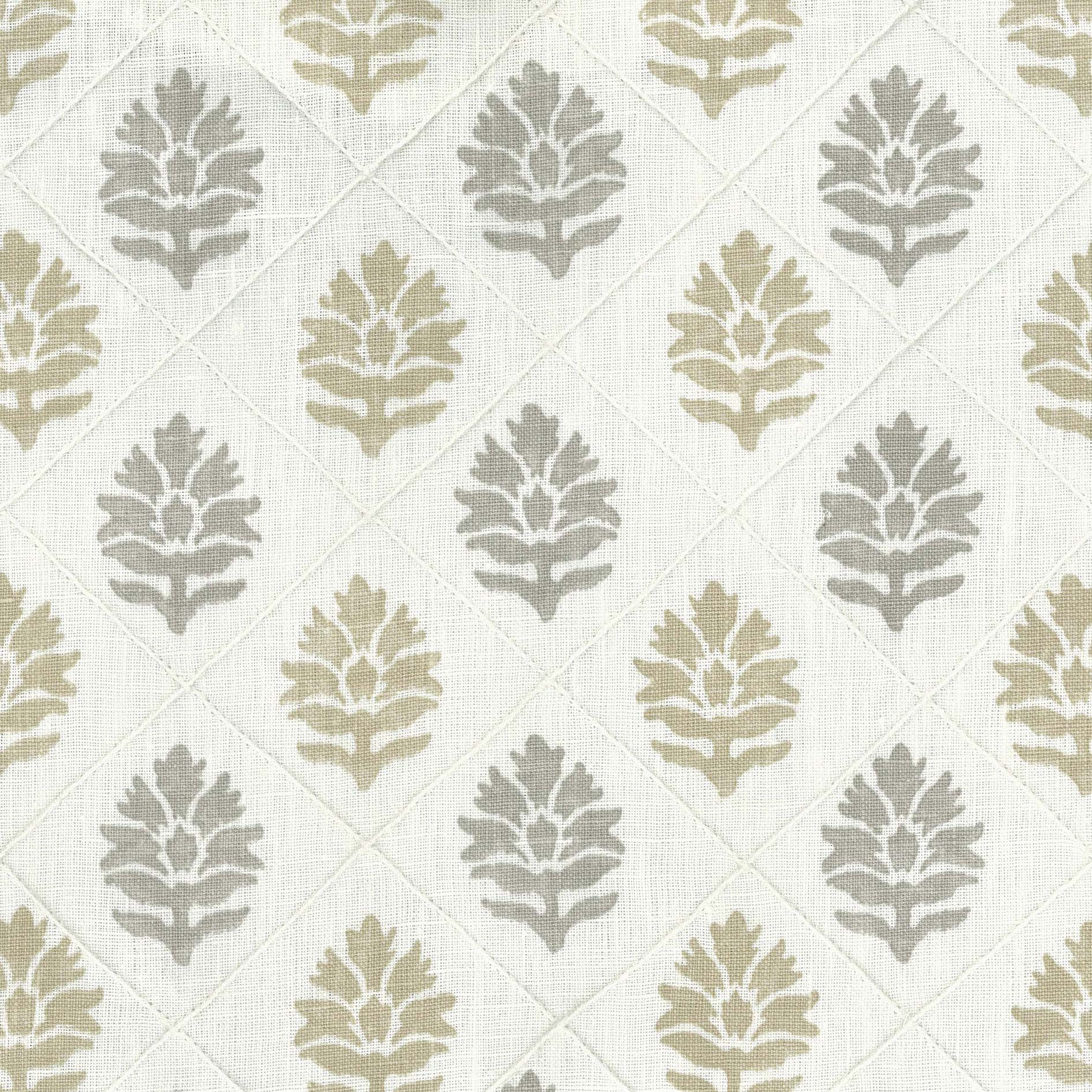 Nina Campbell Fabric - Les Rêves Camille Grey/Beige NCF4292-04