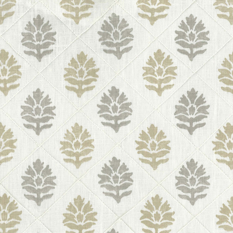Nina Campbell Fabric - Les Rêves Camille Grey/Beige NCF4292-04