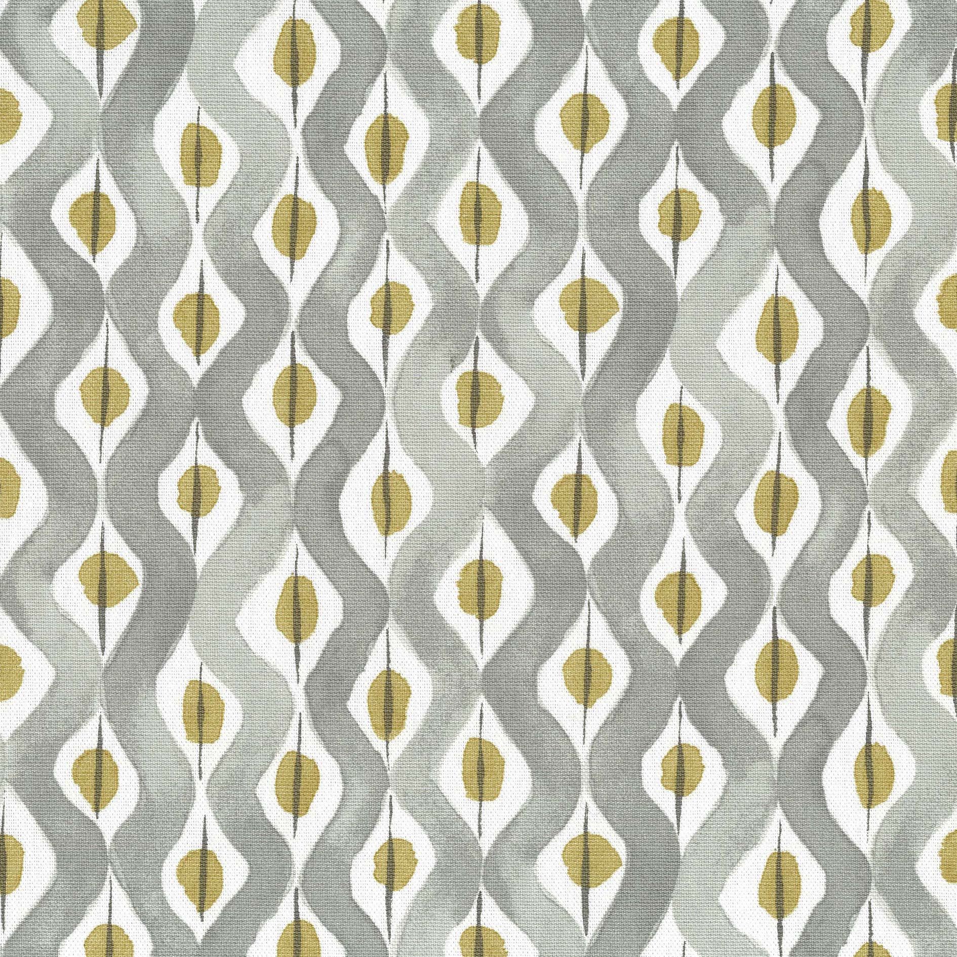 Nina Campbell Fabric - Les Rêves Beau Rivage Dove/Gold NCF4295-03