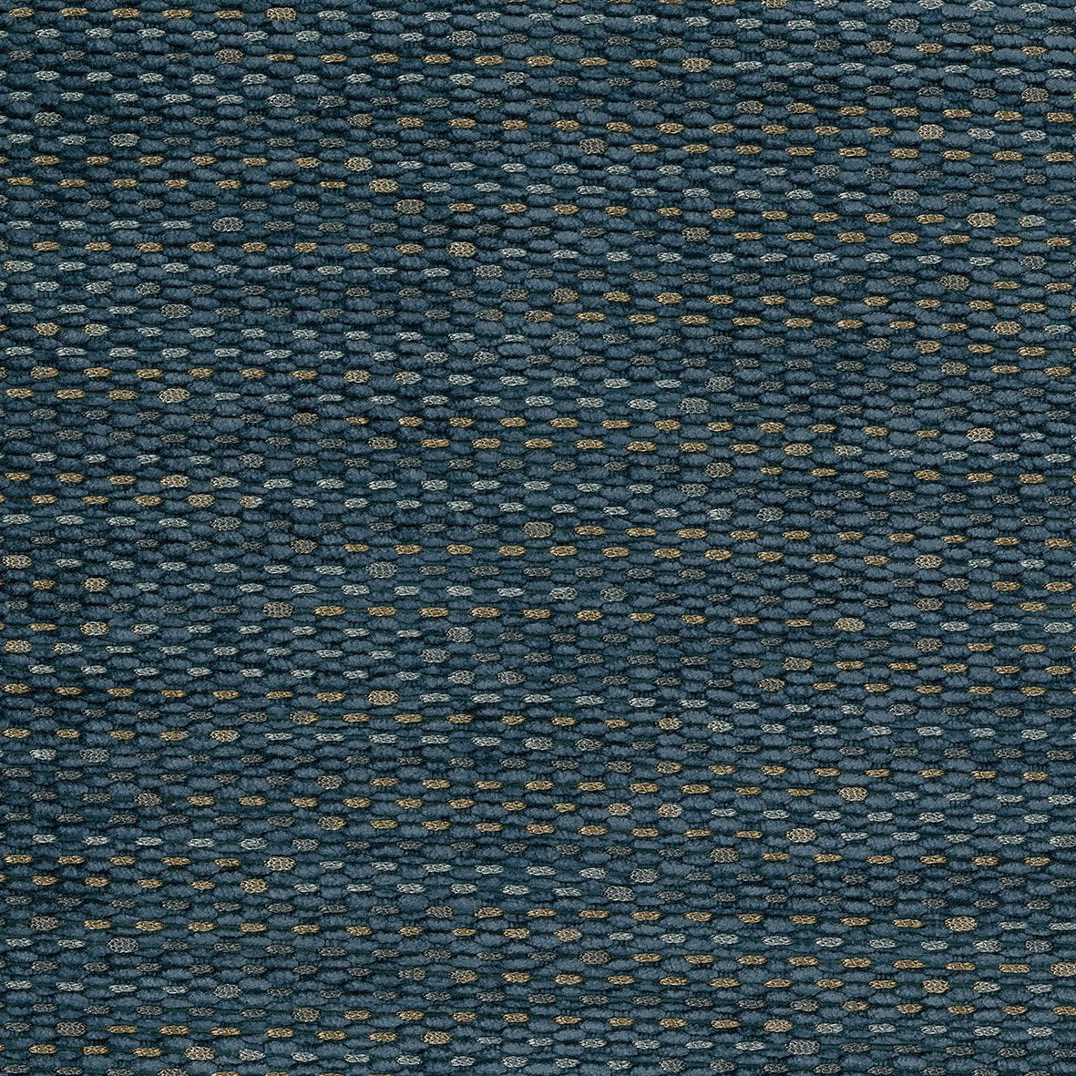 Nina Campbell Fabric - Poquelin Tartuffe Indigo/Blue/Bronze NCF4311-07