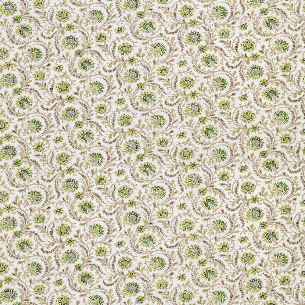 Nina Campbell Fabric - Les Indiennes Baville Green NCF4331-04