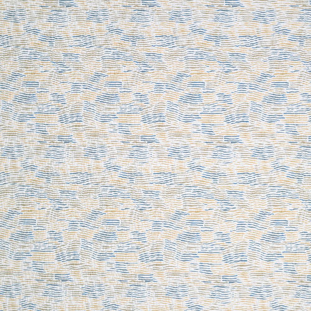 Les Indiennes Arles Blue/Yellow Fabric - NCF4333-04