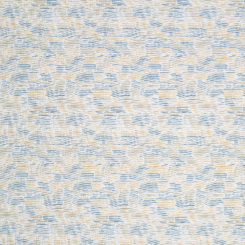 Les Indiennes Arles Blue/Yellow Fabric - NCF4333-04