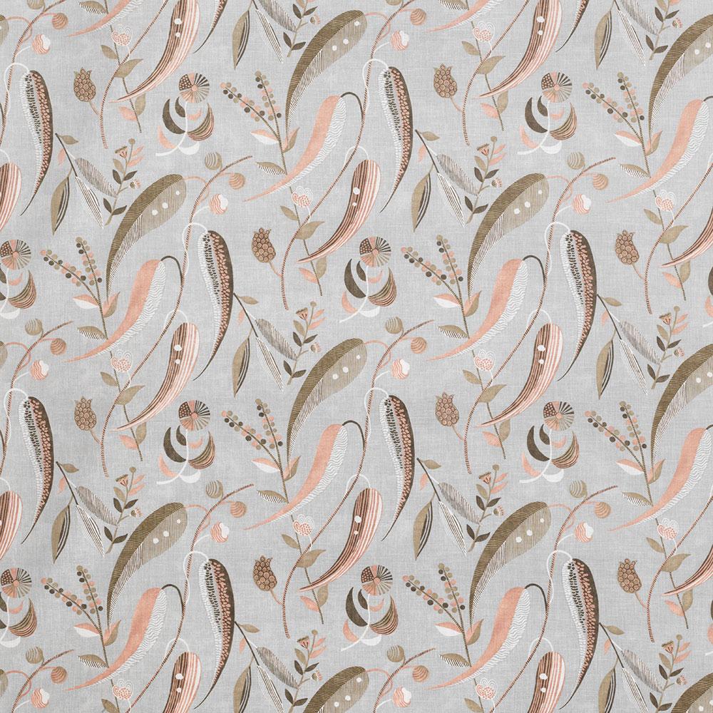Nina Campbell Fabric - Les Indiennes Colbert Freh Grey NCF4334-02