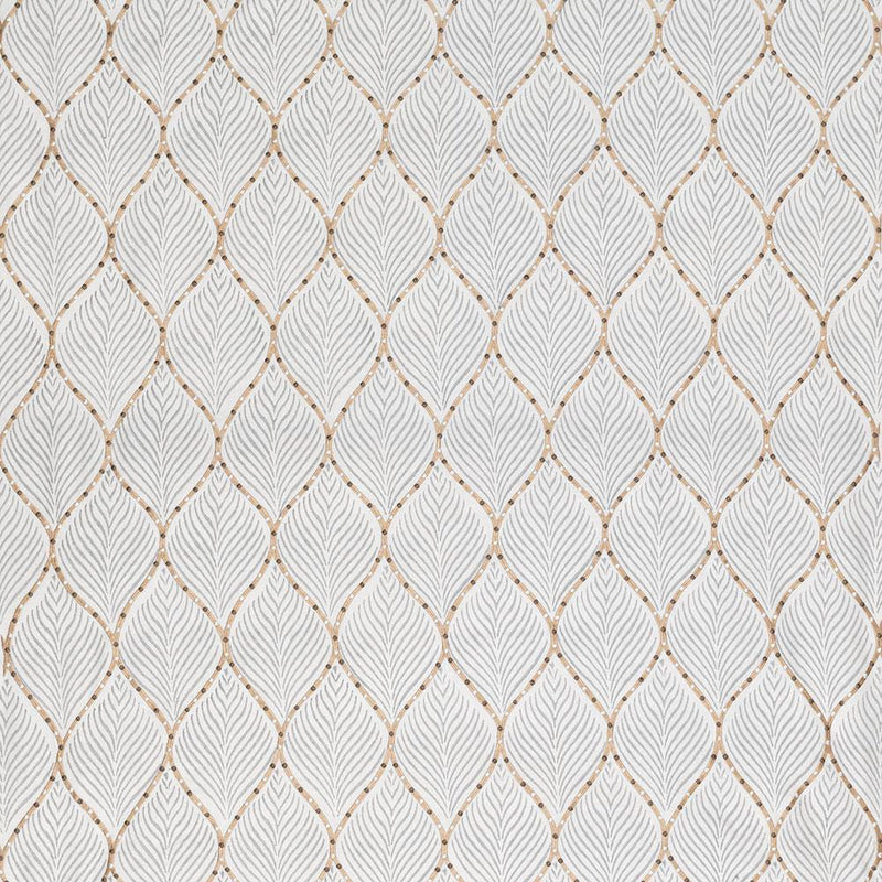 Nina Campbell Fabric - Les Indiennes Bonnelles Freh Grey NCF4335-02