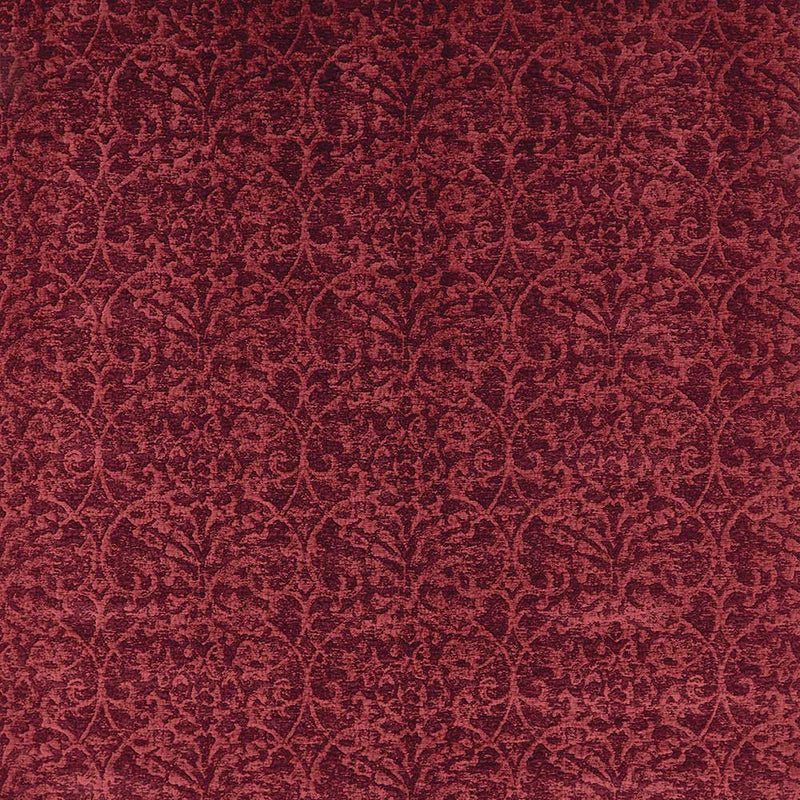 Marchmain Brideshead Damask Red Fabric - NCF4372-01