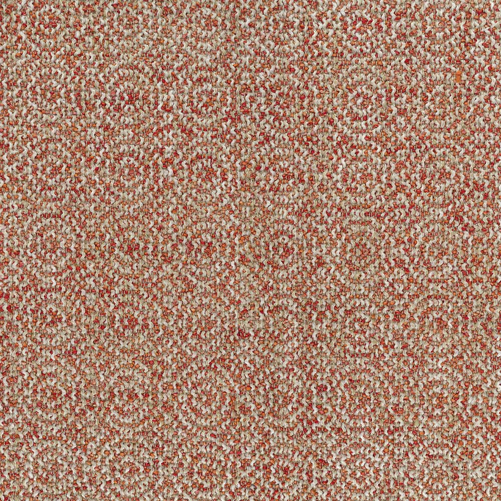 Nina Campbell Fabric - Charlton Rushlake Coral/Ivory NCF4381-03