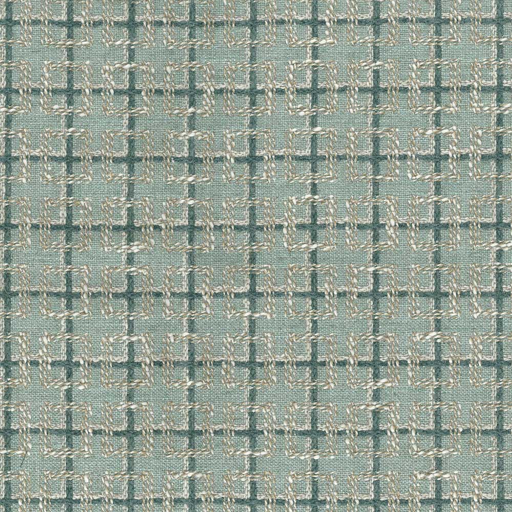 Nina Campbell Fabric - Charlton Rodmell Aqua NCF4384-01