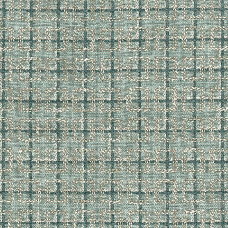 Charlton Rodmell Aqua Fabric - NCF4384-01