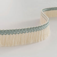 Trimming Trianon Fringe Aqua/Ivory NCT511-03