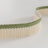Trimming Trianon Fringe Green/Ivory NCT511-04